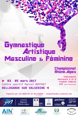 GAF-GAM - Palmarès du championnat individuel Rhône-Alpes Bellegarde 3-5 mars 2017