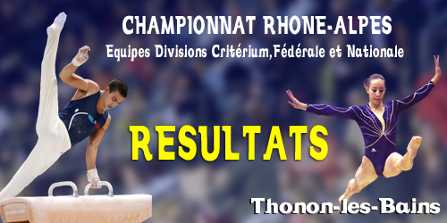 Palmarès Championnats régionaux équipes GAM GAF Thonon