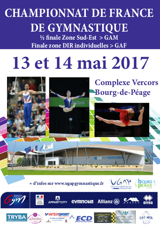 Palmarès de la compétition de BOURG DE PÉAGE du 13/05/2017 au 14/05/2017 Palmarès de la compétition de BOURG DE PÉAGE du 13/05/2017 au 14/05/2017