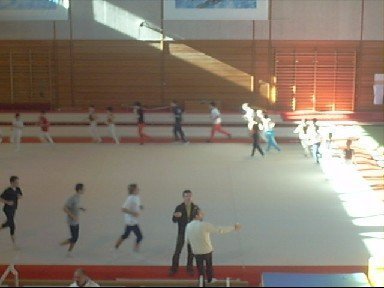 Répétition générale des championnats départementaux de gymnastique artistique