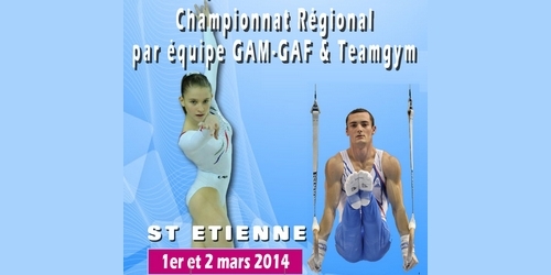 Compétitions régionales gymnastique artistique et team gym Rhone Alpes