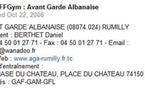 AVANT GARDE ALBANAISE RUMILLY