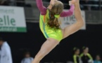 Pirjo Wolfisberg 2ème place en coupe de France de gymnastique élite à Metz en Décembre 2012